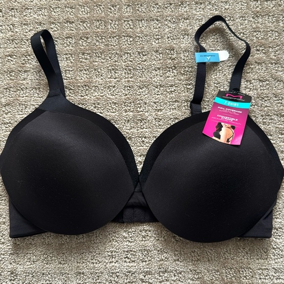 NWT Maidenform tshirt bra black size 36C - Picture 1 of 4